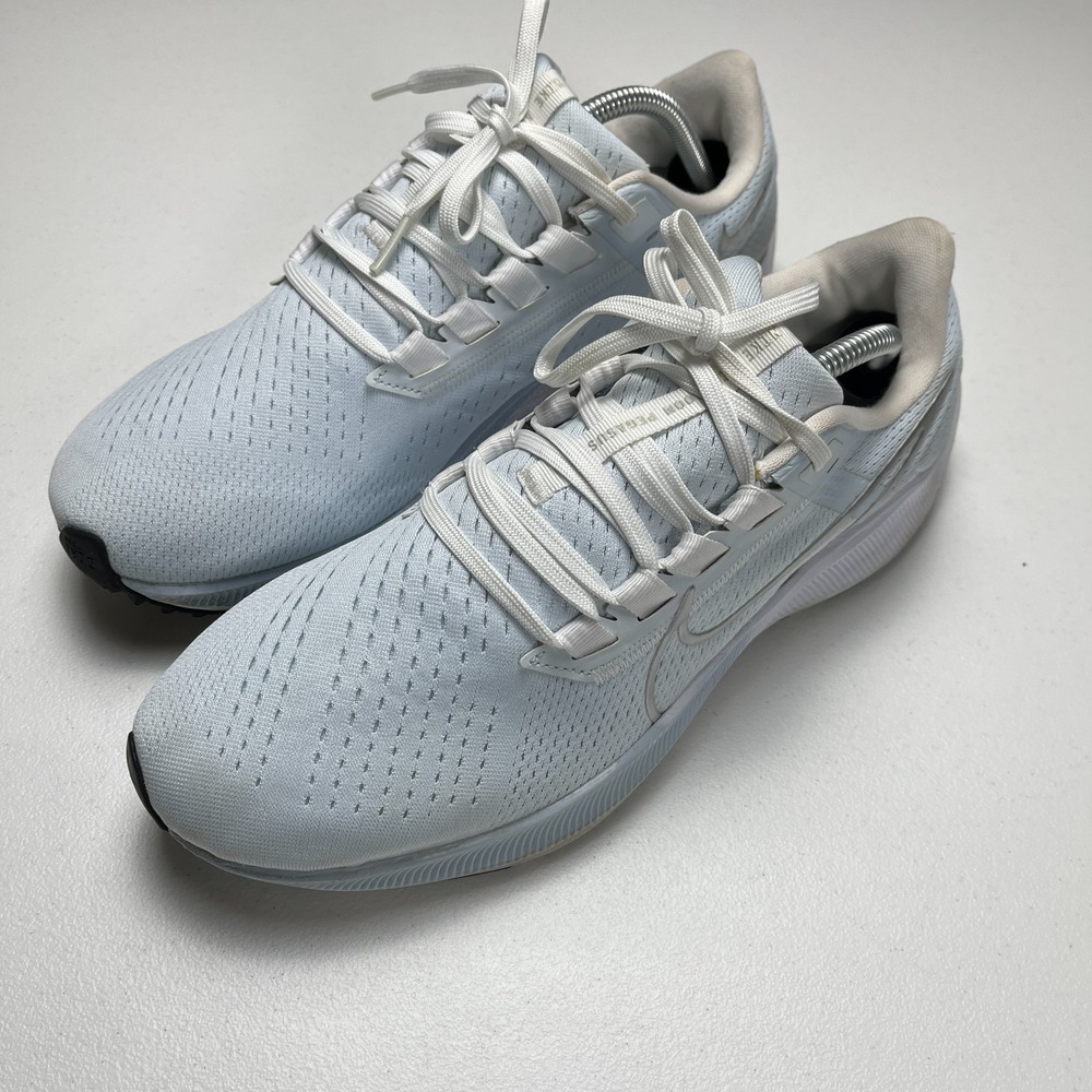 Nike Air Zoom Pegasus 38 Women's 11.5 BLUE TINT METALLIC DQ4689 Sneakers Shoe